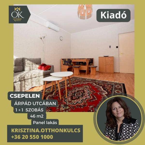 kiadó panel lakás, Budapest, XXI. kerület