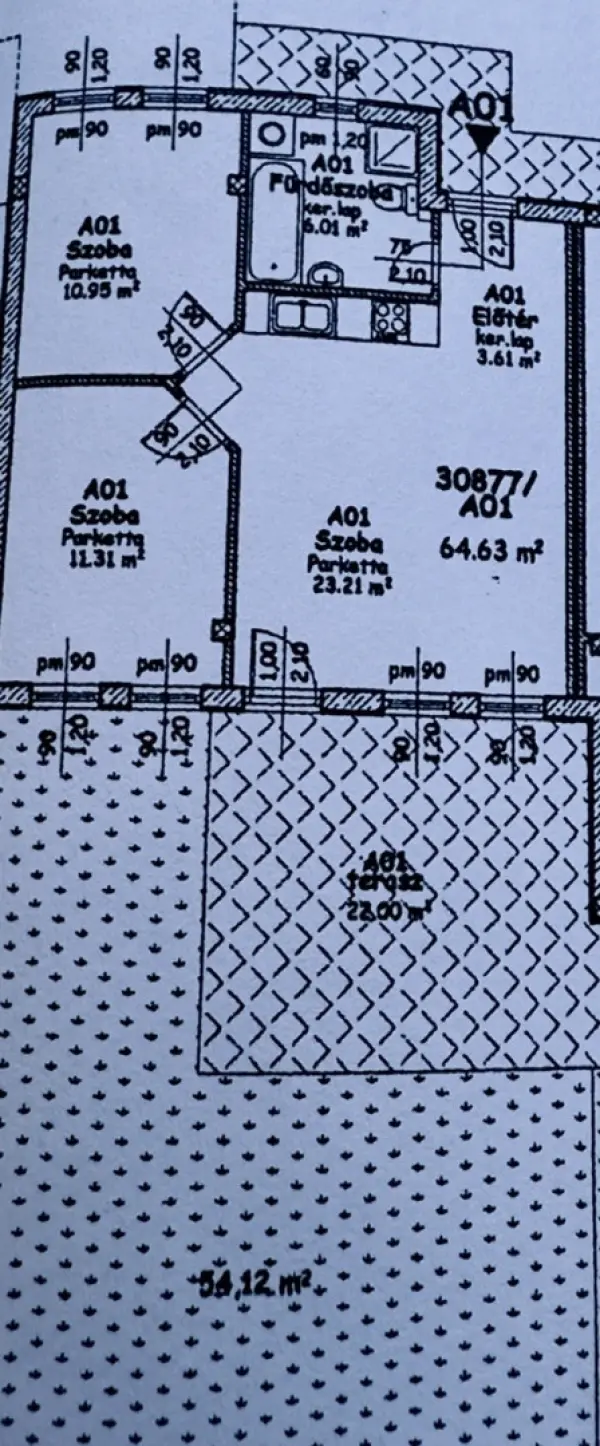 Kiadó tégla lakás, Budapest, XIV. kerület 1+2 szoba 64 m² 220 E Ft/hó